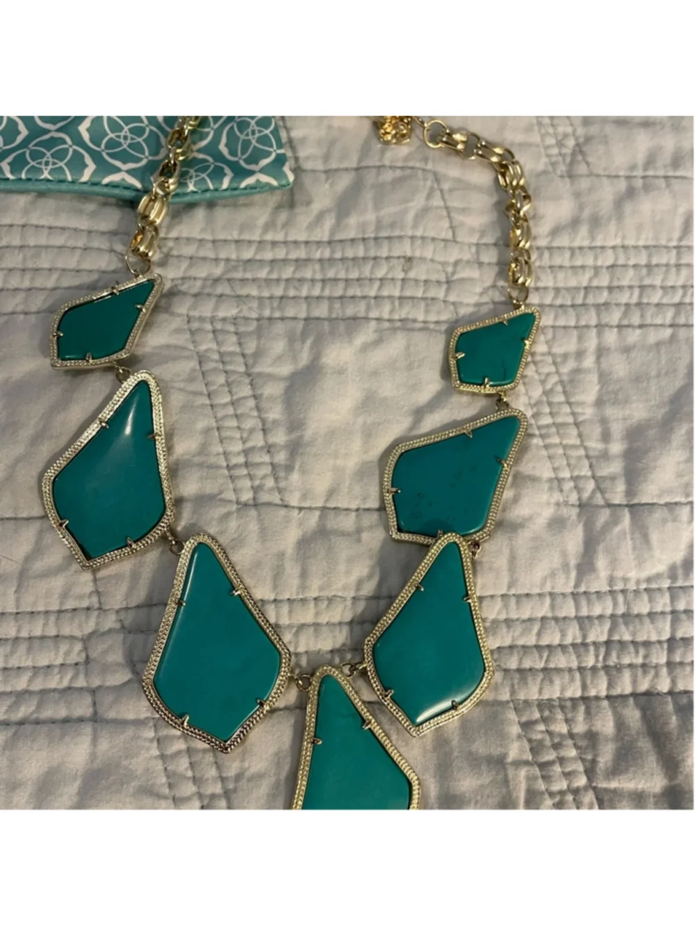 Teal Statement Necklace